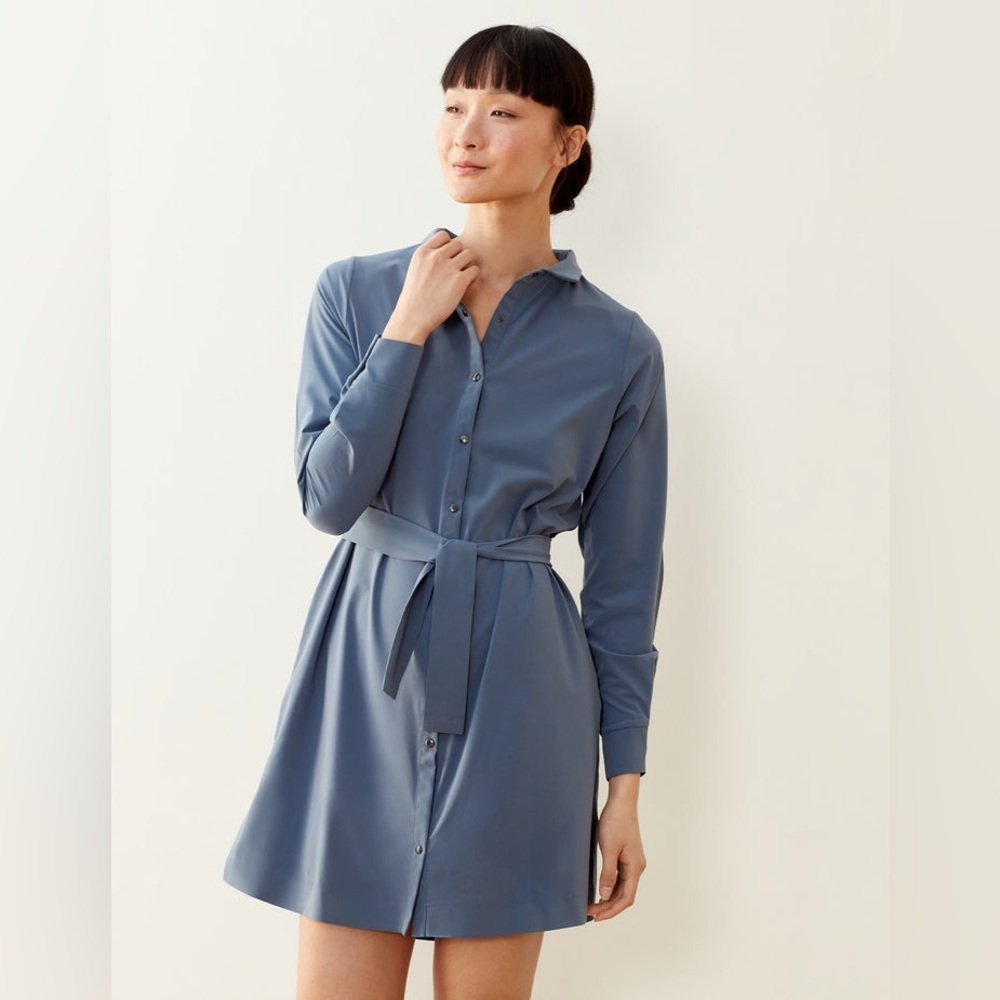 Aday Back To Front Versatile Button Down Shirt Dr… - image 2